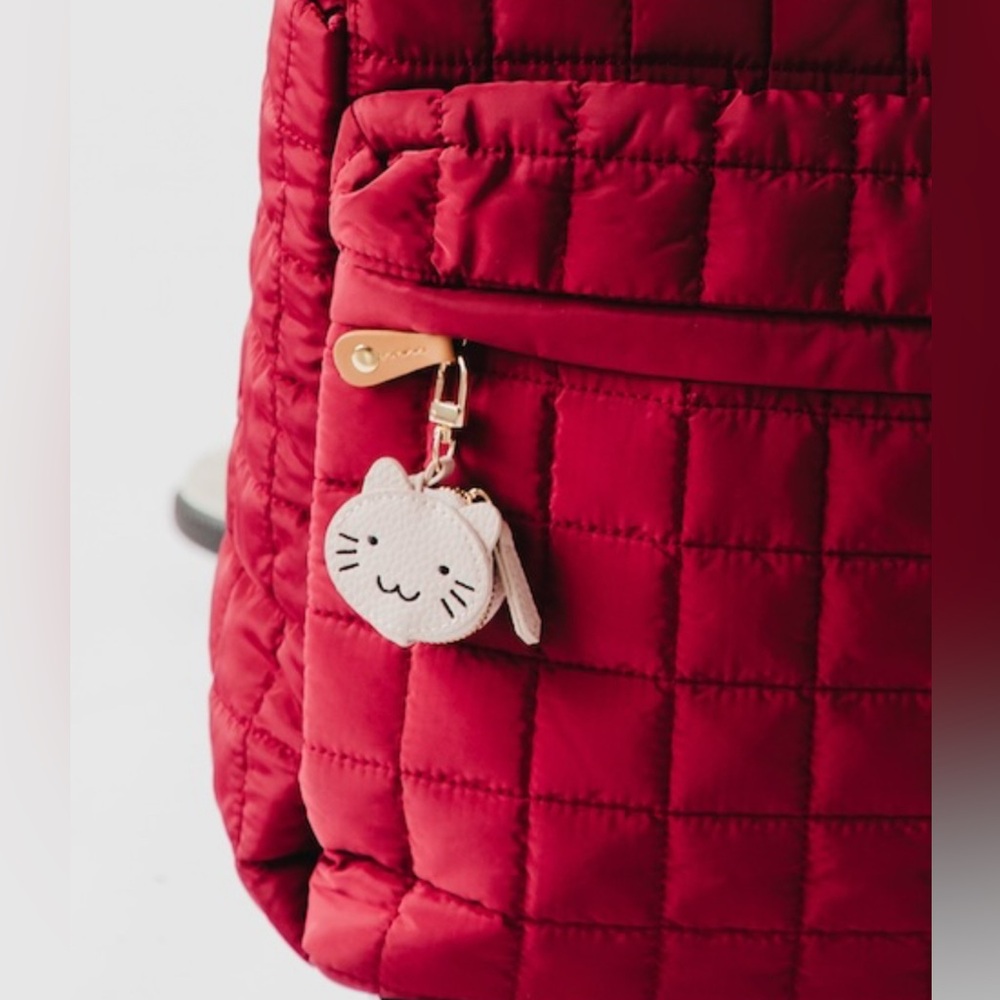 Cutie Pink Cat Bag Charm (Anthropologie Brand) - Picture 7 of 9